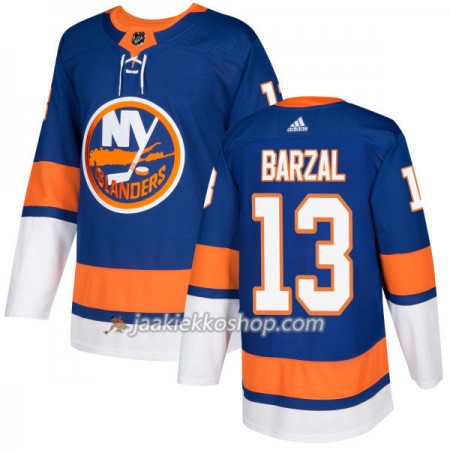 Miehille NHL New York Islanders Pelipaita Mathew Barzal 13 Adidas 2017-2018 Royal Authentic
